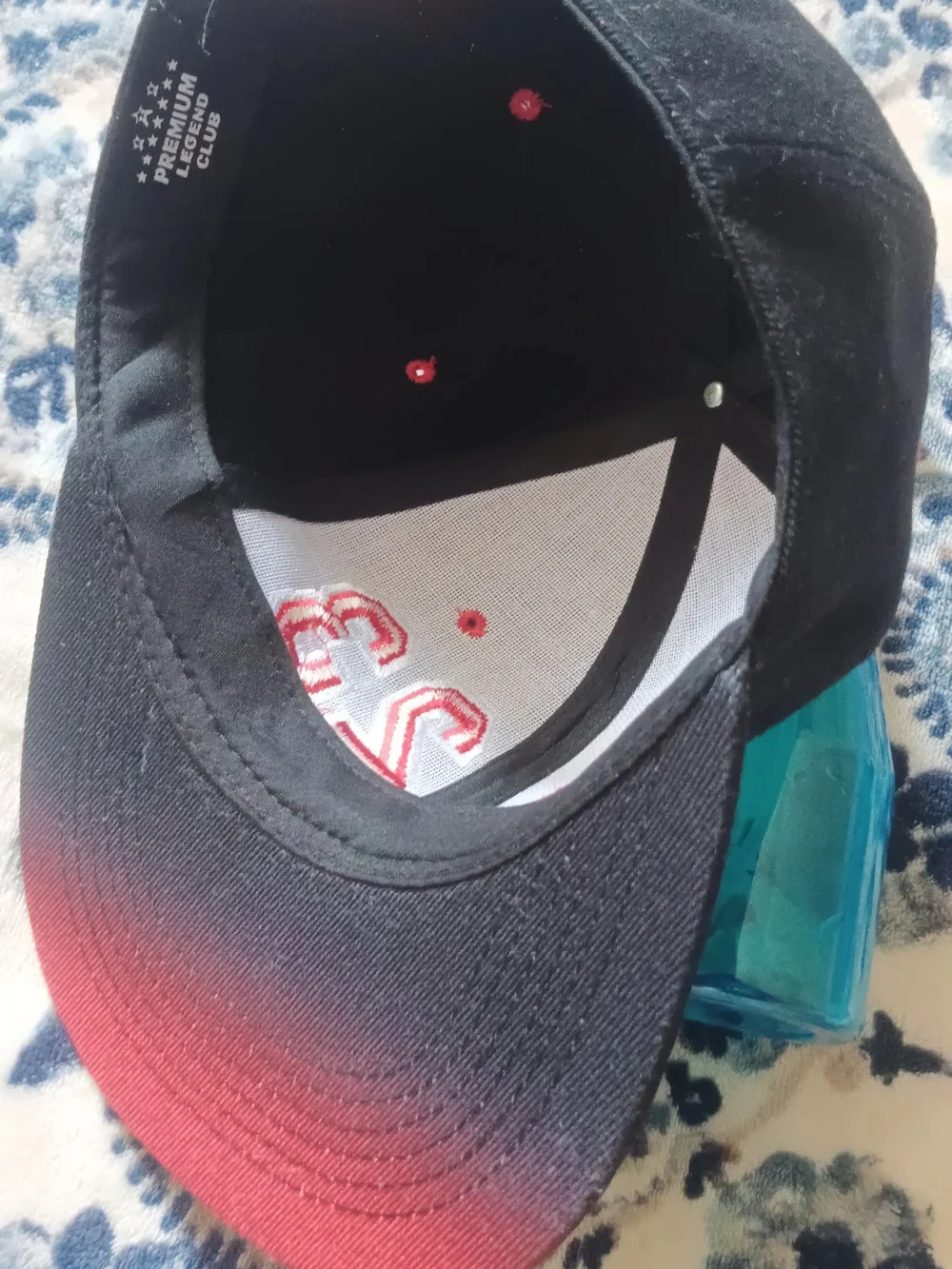 Kids Black and Red Basketball Cap - 23 Design